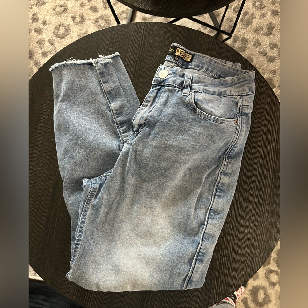 Suzanne Betro Light Blue Denim Pants
